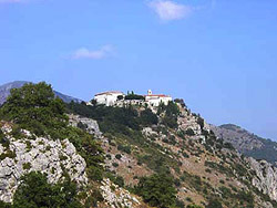 The mountain-top medieval village of Gourdon, with great panoramic views.