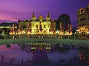 The Casino in Monte Carlo at night